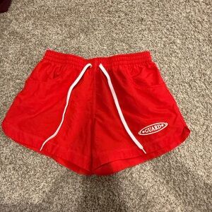 Red Women's Shorts